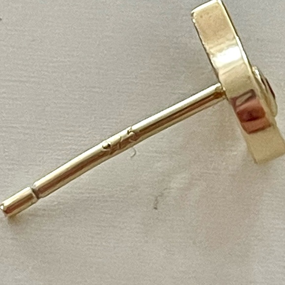 new in pouch! hamsa post stud earrings dainty minimalist evil eye protection - Picture 5 of 5